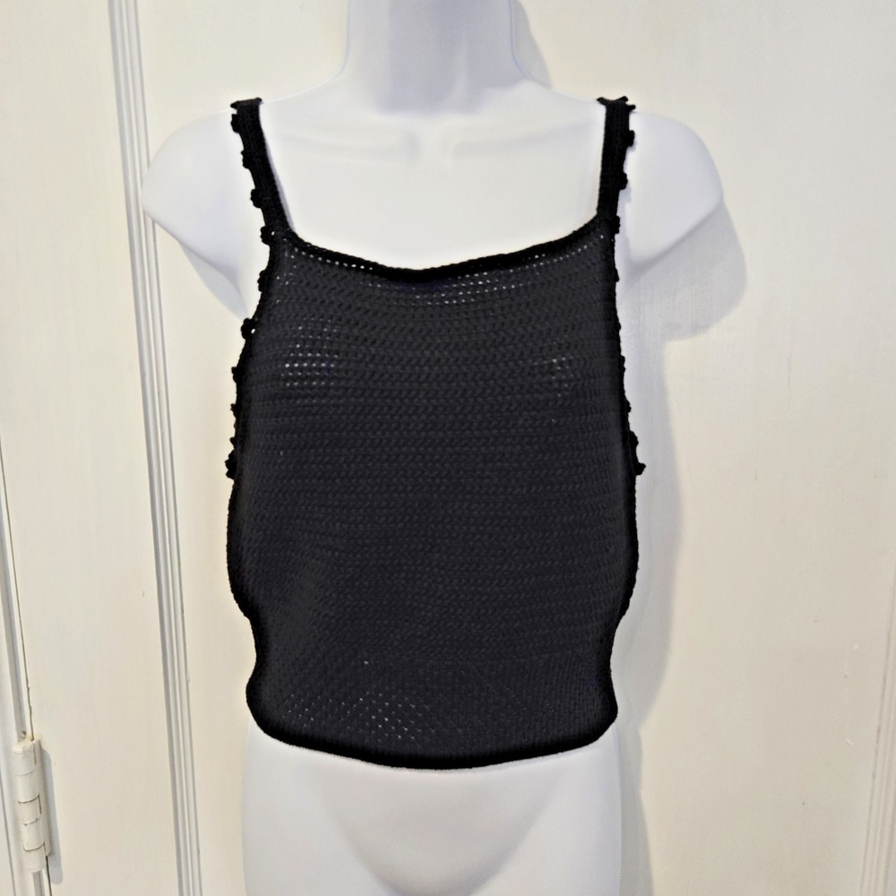 Aritzia Wilfred Women's‎ Sleeveless  Tank Sweater Top Scalloped Trim Medium